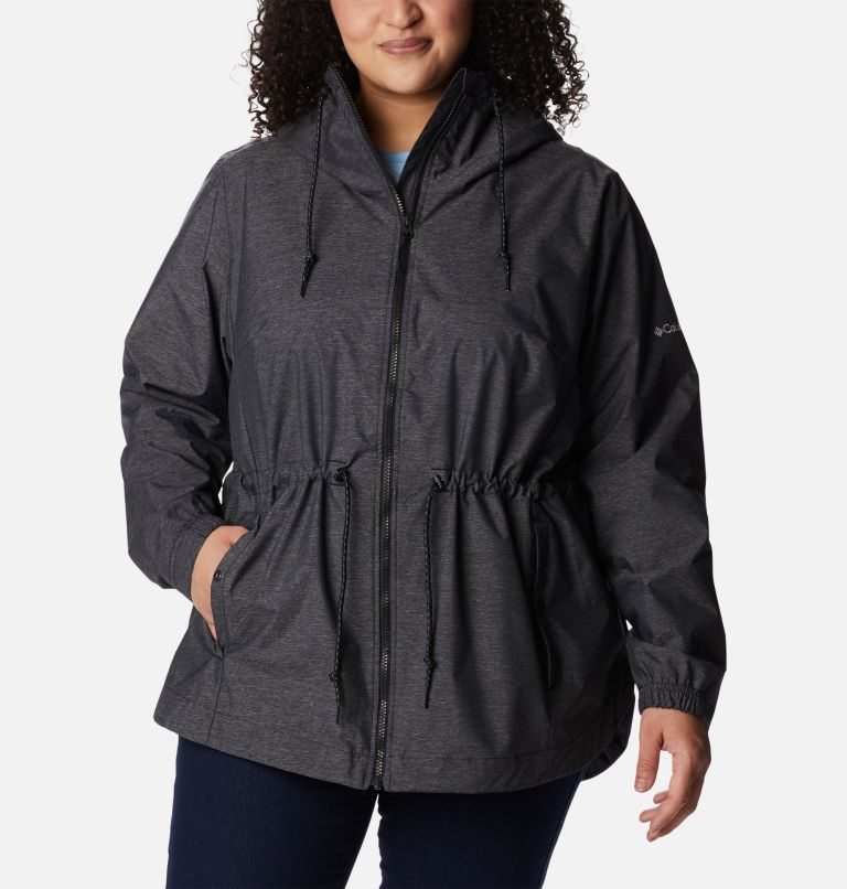 Women\'s Columbia Lillian Ridge Shell Jackets Black | Plus Size CA-CC13A